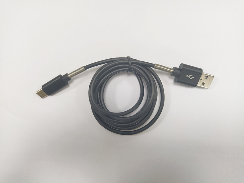 4芯半彈簧USB/Type-C數(shù)據(jù)線，PVC數(shù)據(jù)線生產(chǎn)廠家